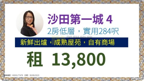 沙田第一城 沙田 低層 1366233 售盤