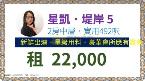 星凱堤岸 沙田 中層 1269153 售盤