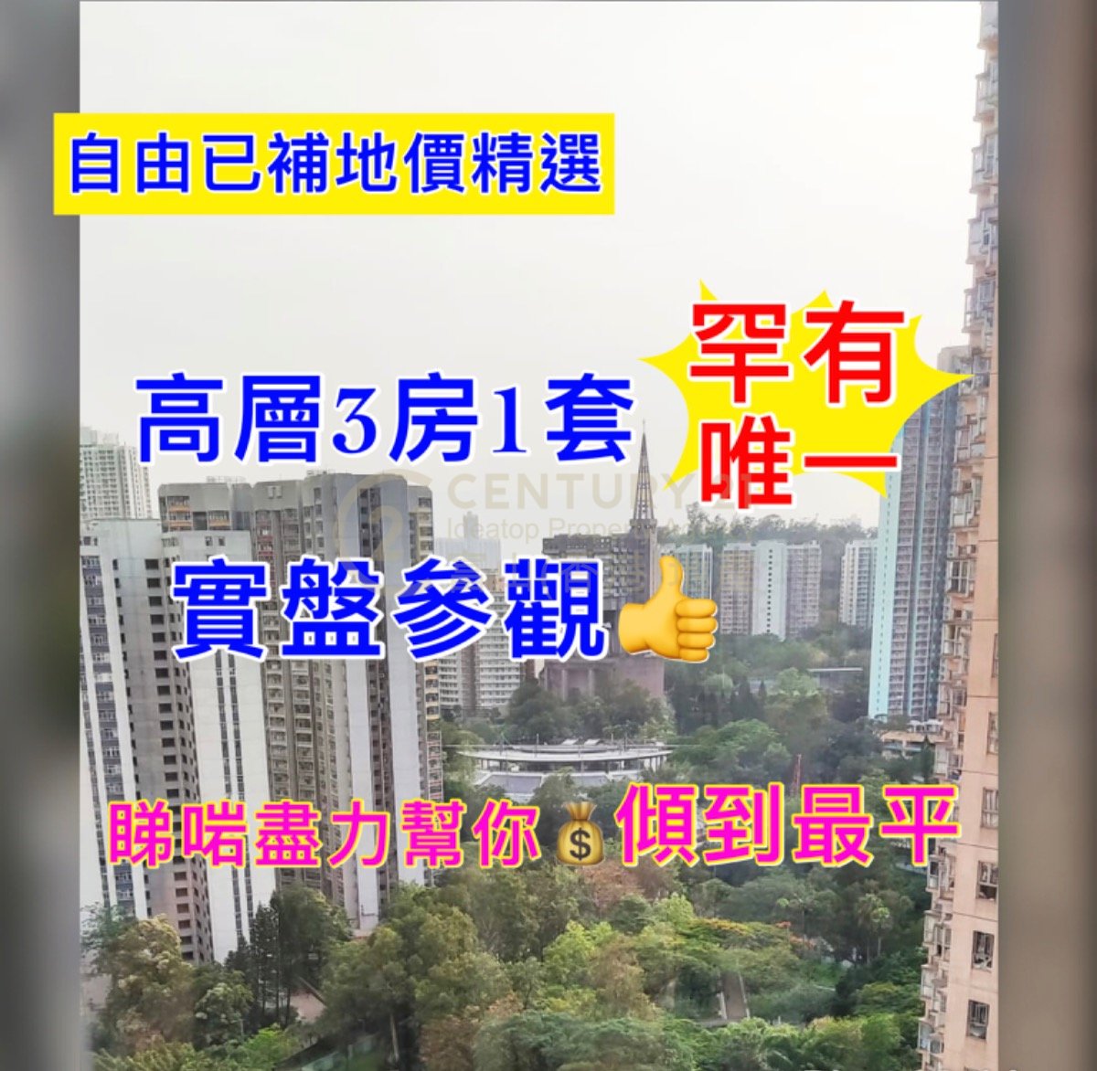 启德花园**极罕有已补地价**