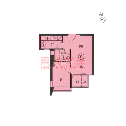 藍天海岸 第03期 A座 影岸紅 一房露台