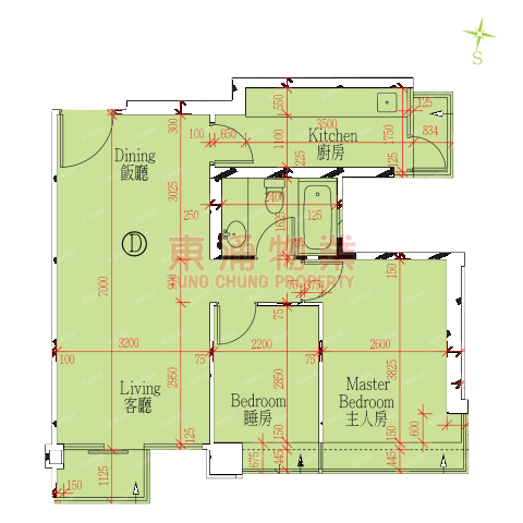 昇薈 第07座 671呎巨廳大兩房
