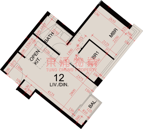 東環 第02期 第02B座 兩房連傢俬