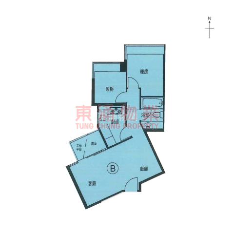 藍天海岸 第04期 第03座 水藍天岸 兩房海景